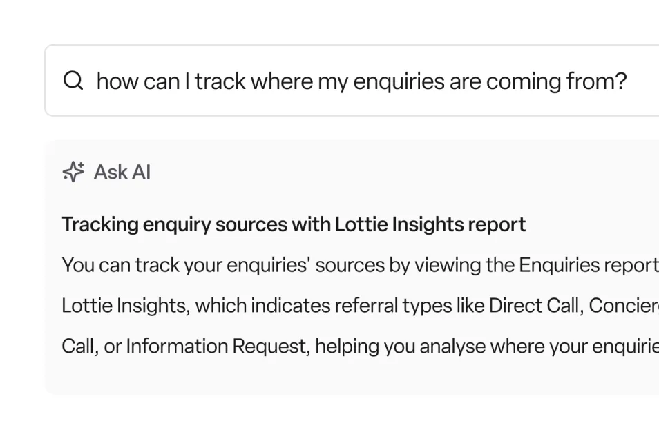 Ask Found AI assistant
