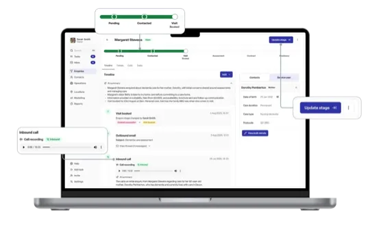 Found CRM Dashboard